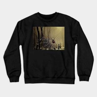 COME INTO MY LAIR SAID THE SPIDER TO THE WITCH Crewneck Sweatshirt